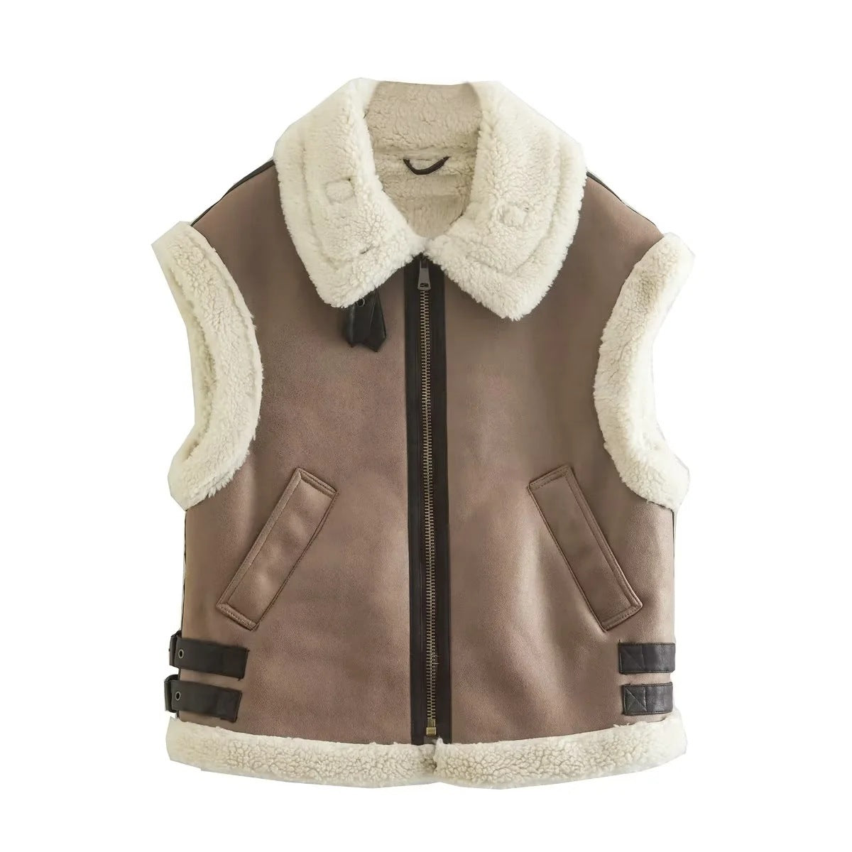 Gilet Sherpa Sans Manches