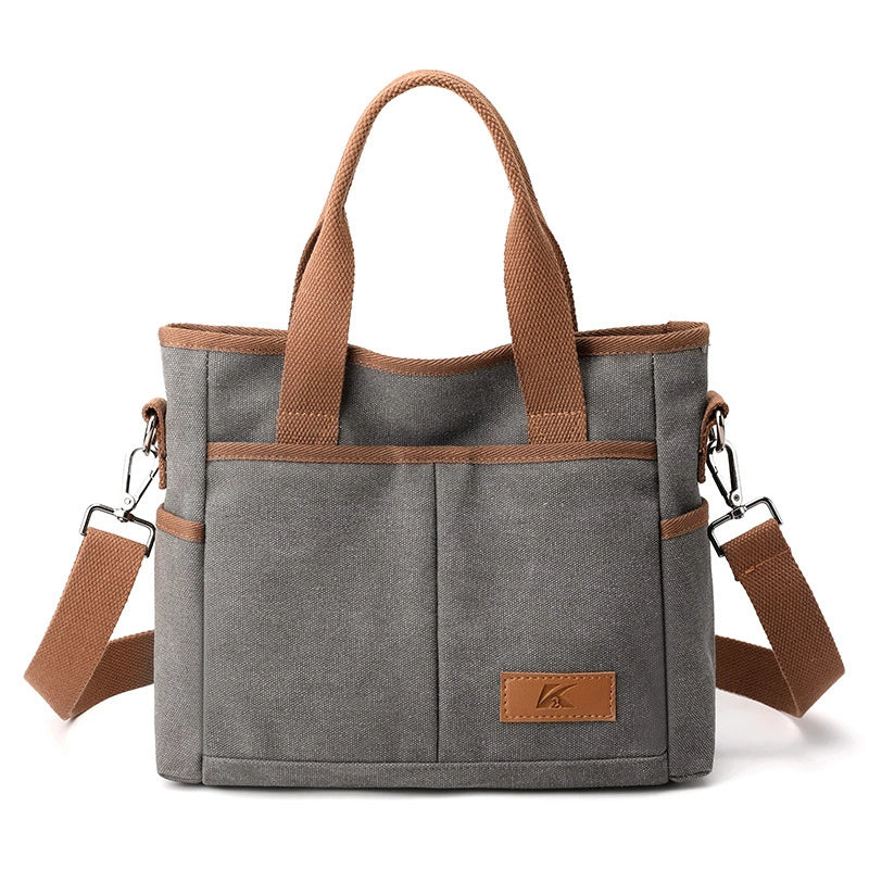 Sac Fourre-Tout en Toile - Sac à Main Casual pour Femme