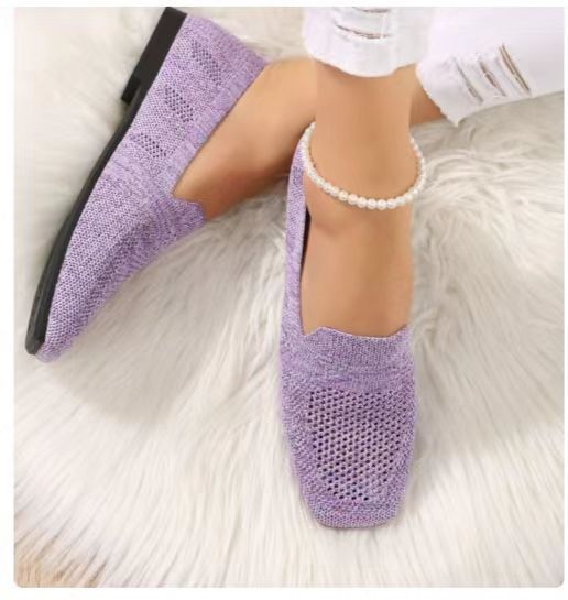 Mocassins légers en maille respirante