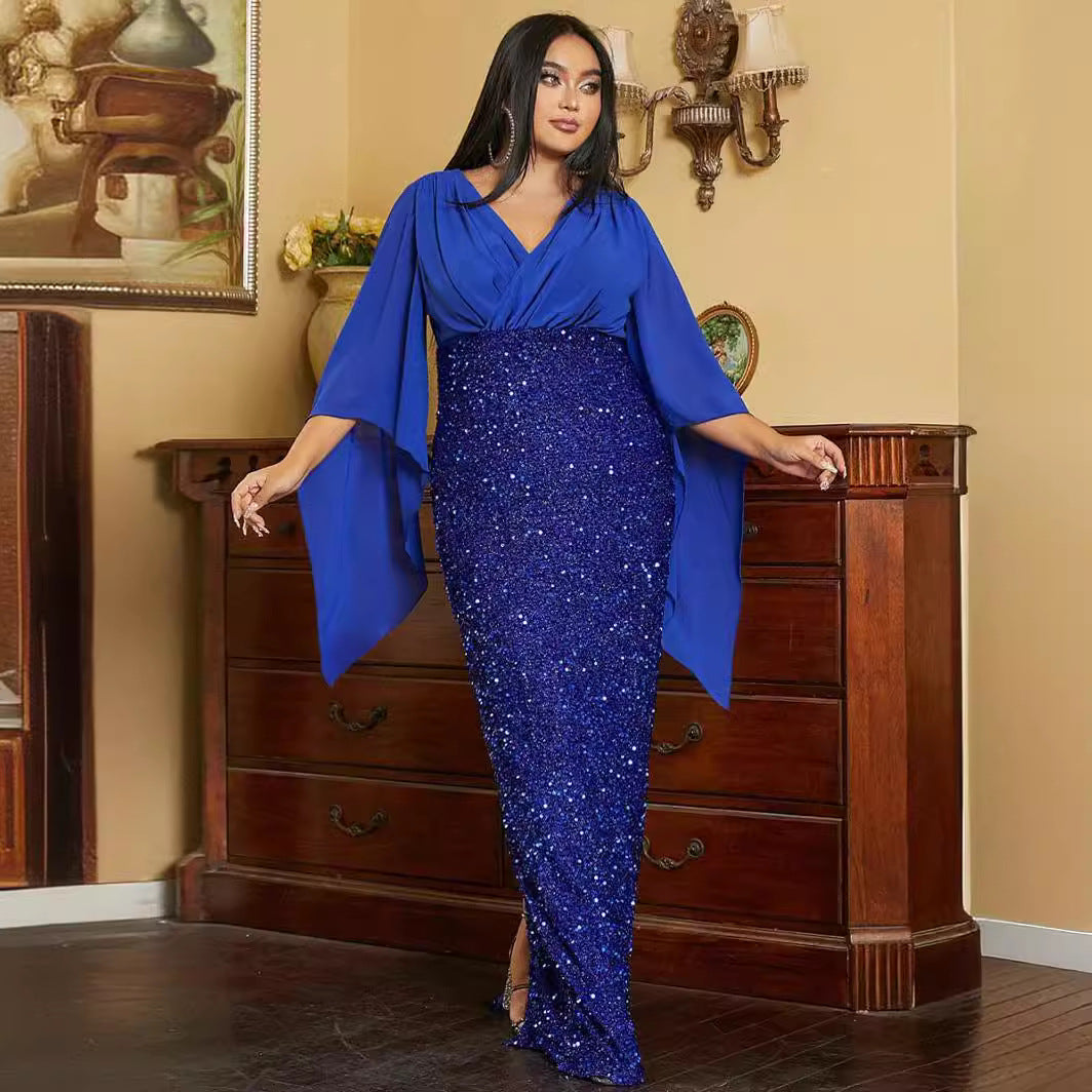 Robe Éblouissante à Sequins – Élégance et Raffinement