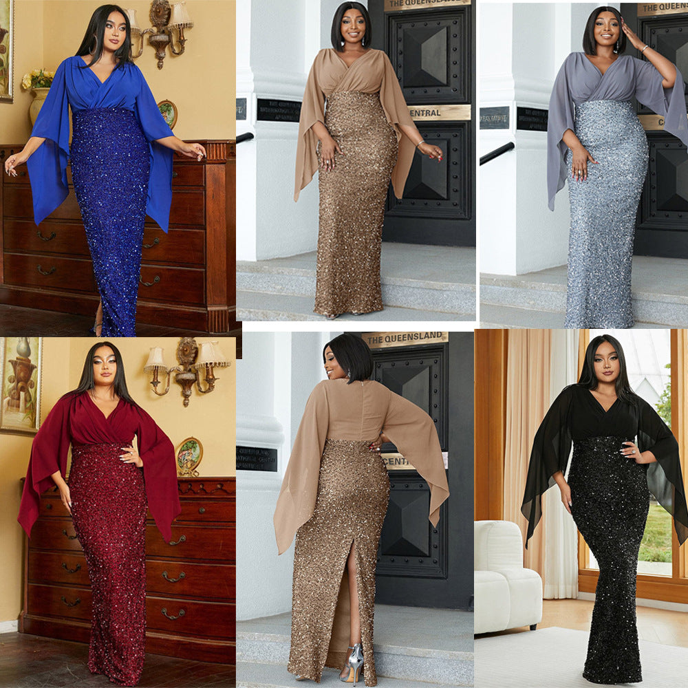 Robe Éblouissante à Sequins – Élégance et Raffinement