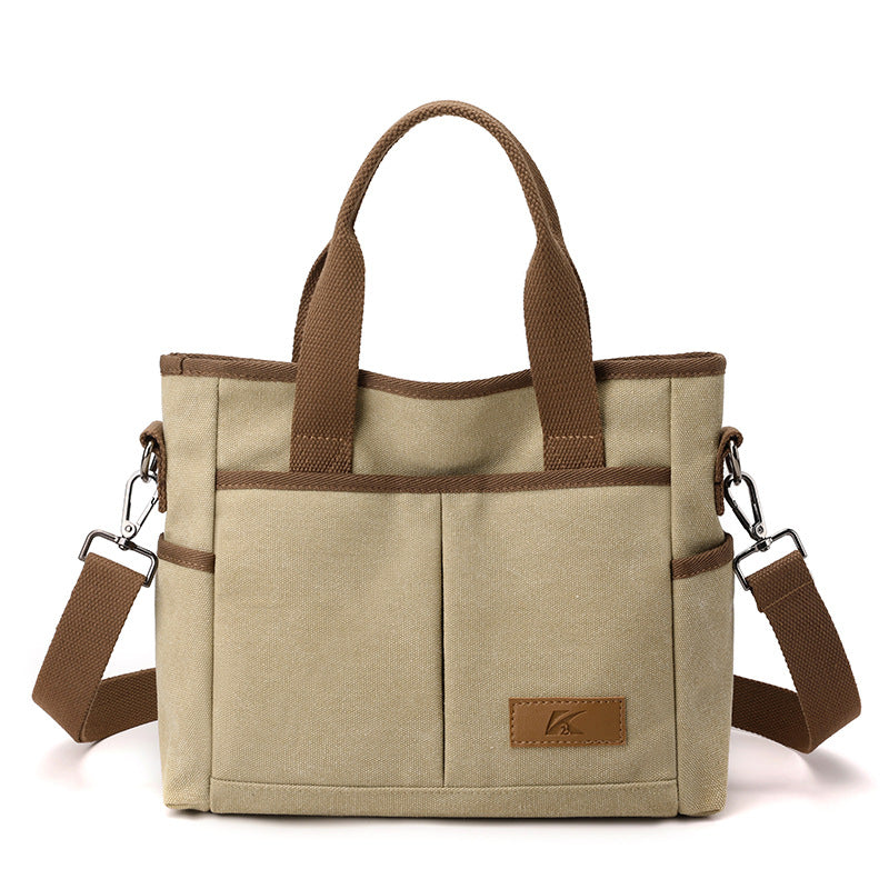 Sac Fourre-Tout en Toile - Sac à Main Casual pour Femme