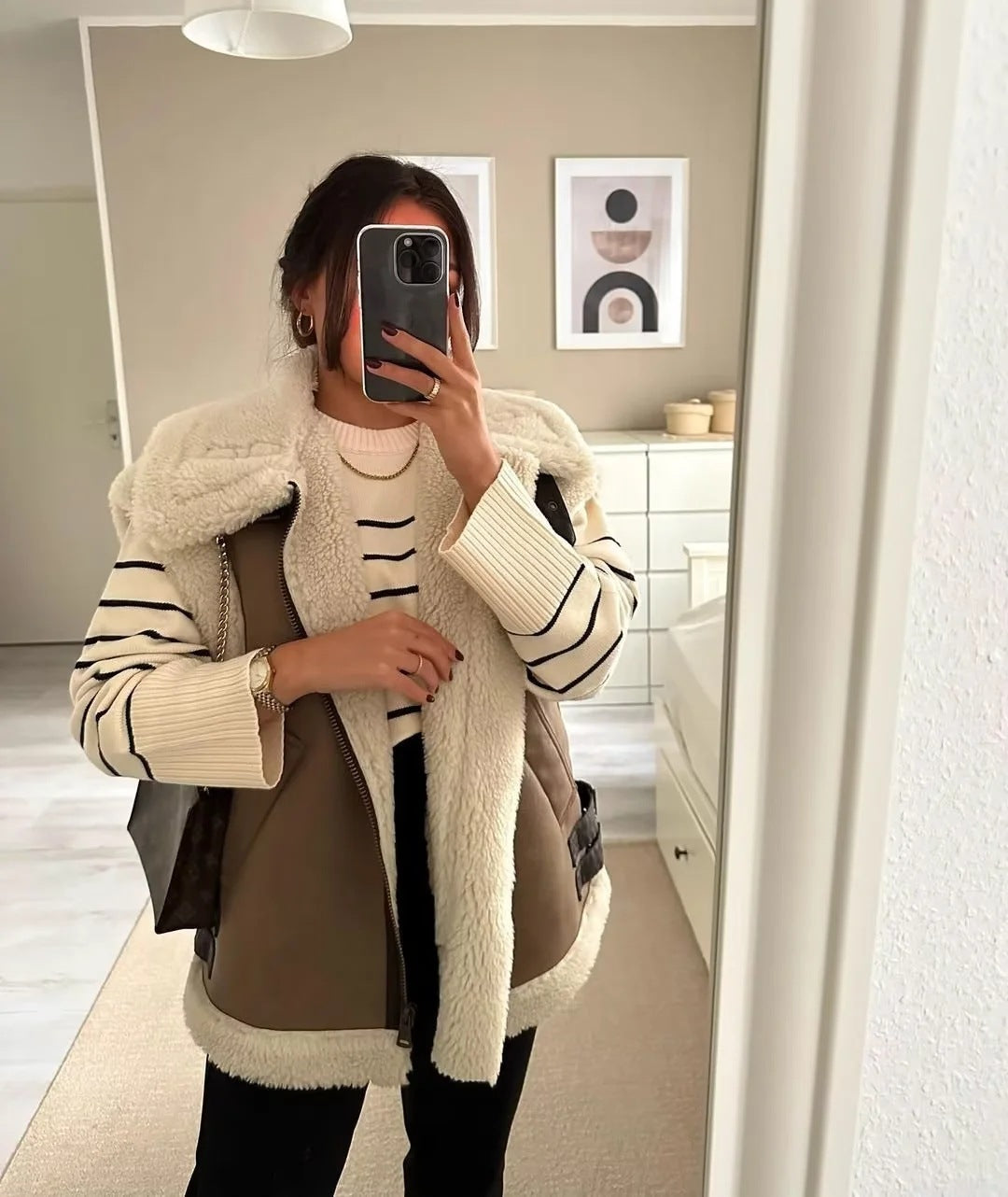 Gilet Sherpa Sans Manches