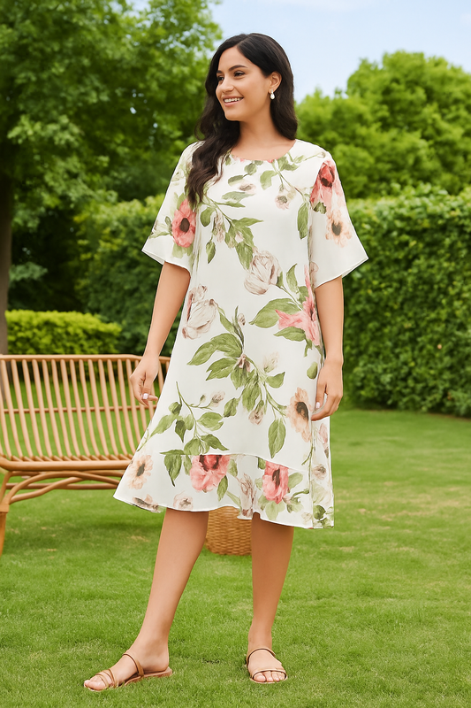 Robe Élina | Fleurie & Décontractée