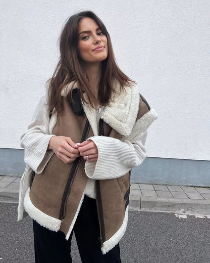 Gilet Sherpa Sans Manches