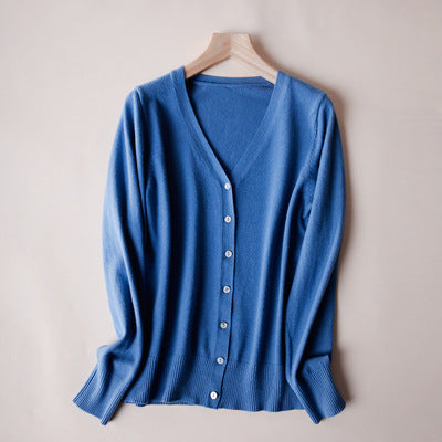 Cardigan en Laine à Col V