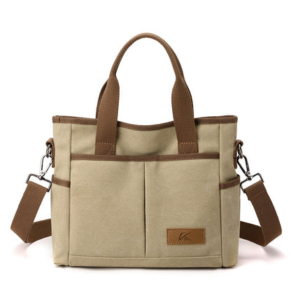 Sac Fourre-Tout en Toile - Sac à Main Casual pour Femme