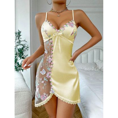 Chemise de Nuit en Dentelle Sexy - Élégance et Séduction