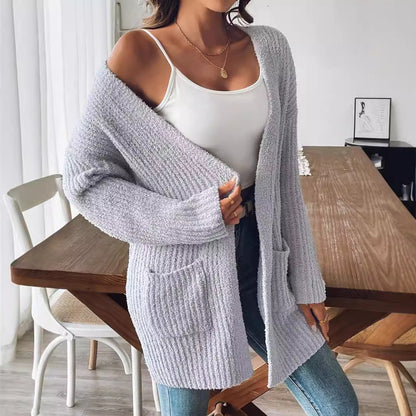 Cardigan en Velours pour Femme