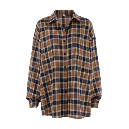 Chemise Ample à Carreaux