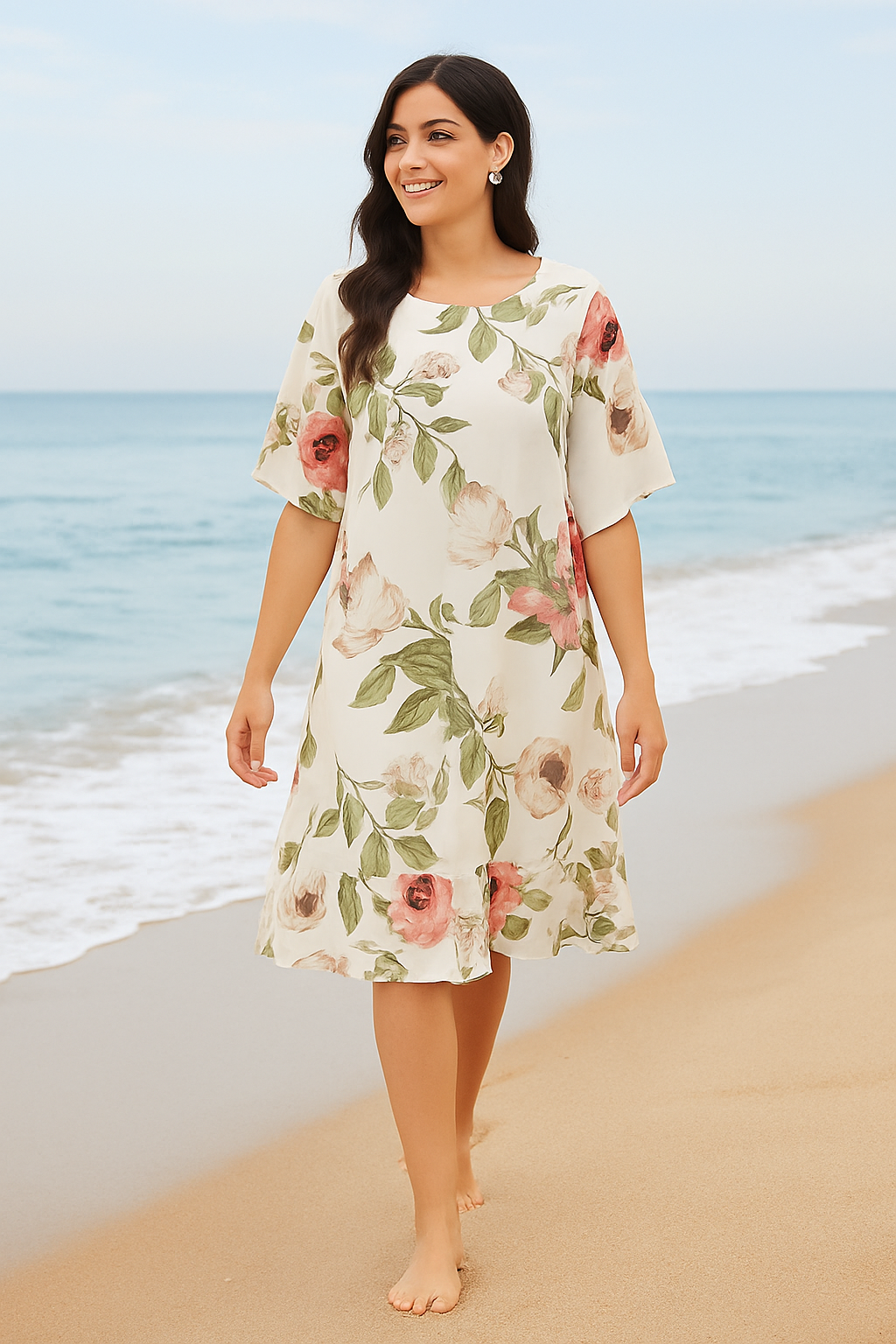 Robe Élina | Fleurie & Décontractée
