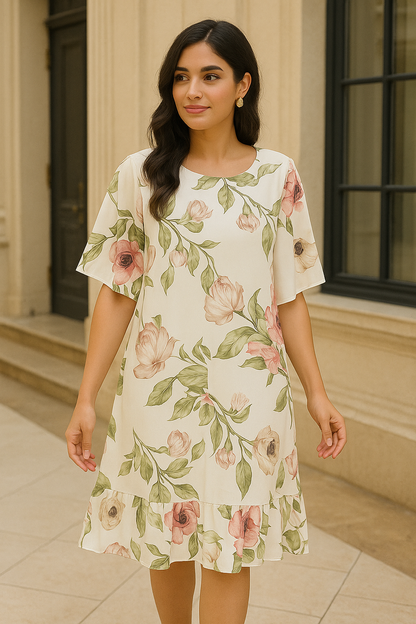 Robe Élina | Fleurie & Décontractée
