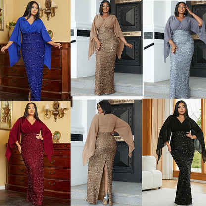 Robe Éblouissante à Sequins – Élégance et Raffinement