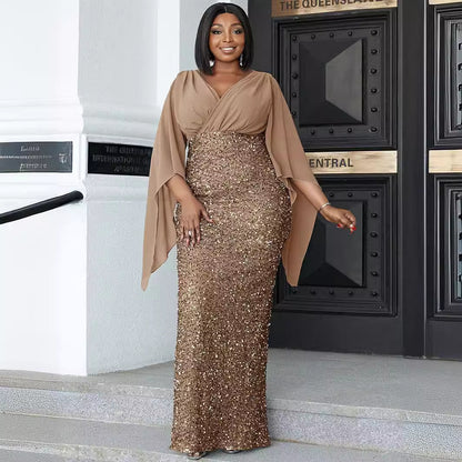 Robe Éblouissante à Sequins – Élégance et Raffinement