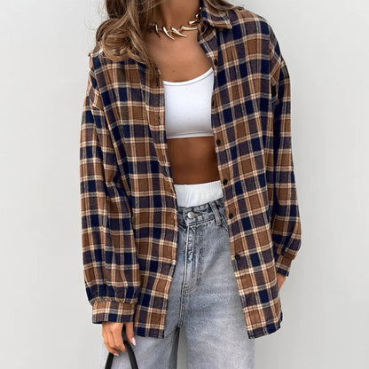 Chemise Ample à Carreaux