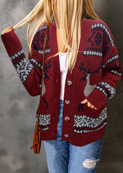 Cardigan de Noël Élégant