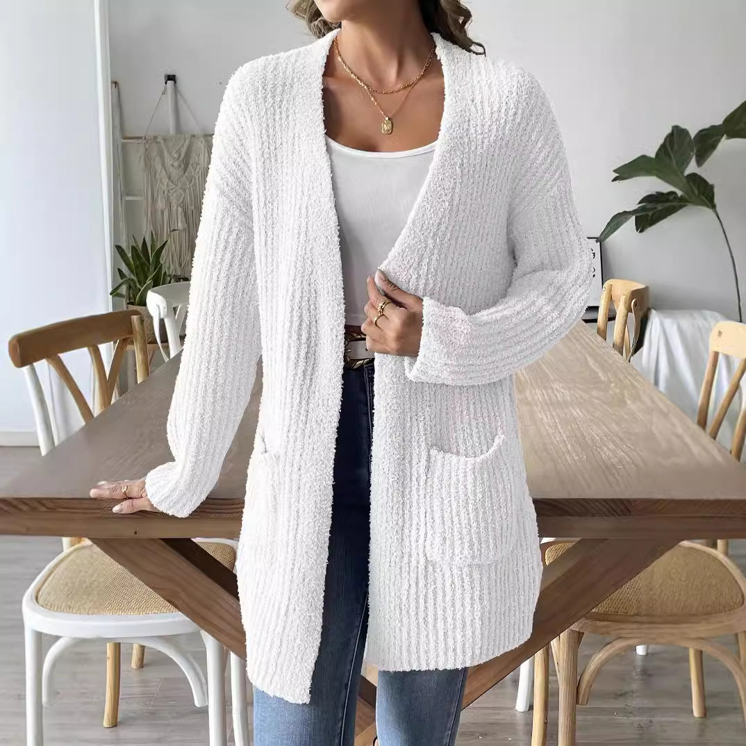 Cardigan en Velours pour Femme