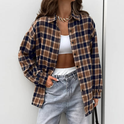 Chemise Ample à Carreaux