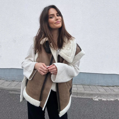 Gilet Sherpa Sans Manches